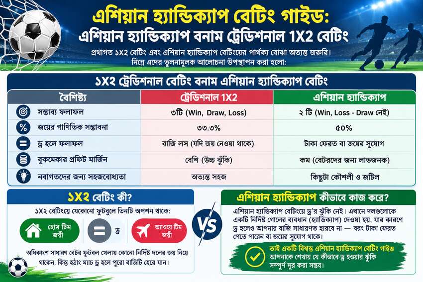 এশিয়ান হ্যান্ডিক্যাপ বেটিং গাইড